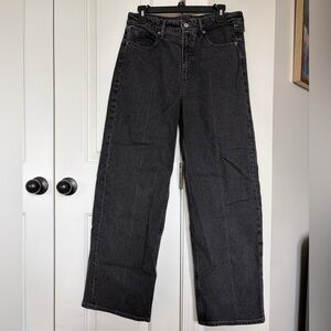 Wide Leg Black Jeans